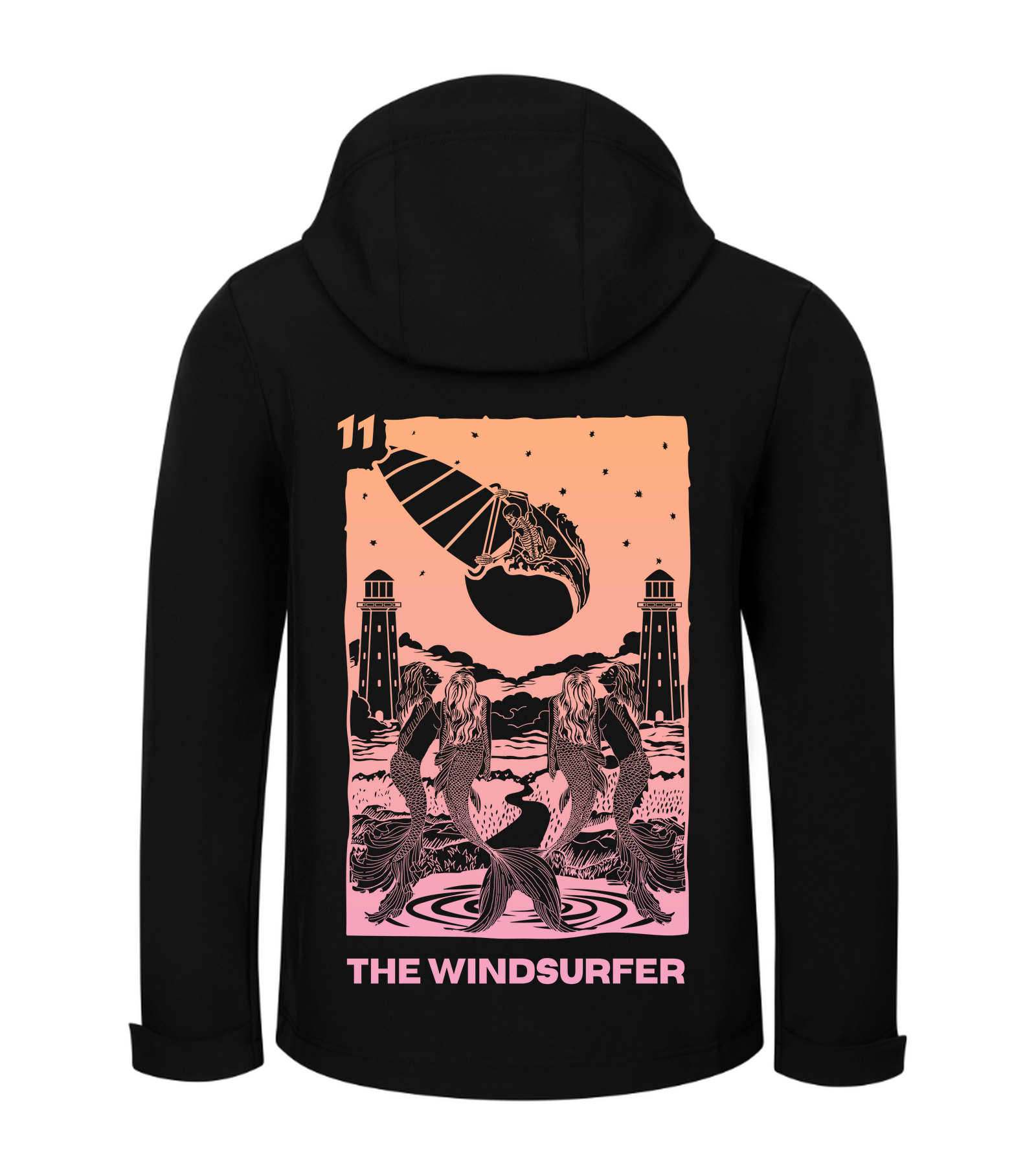 THE BLACK WINDSURFER SOFTSHELL