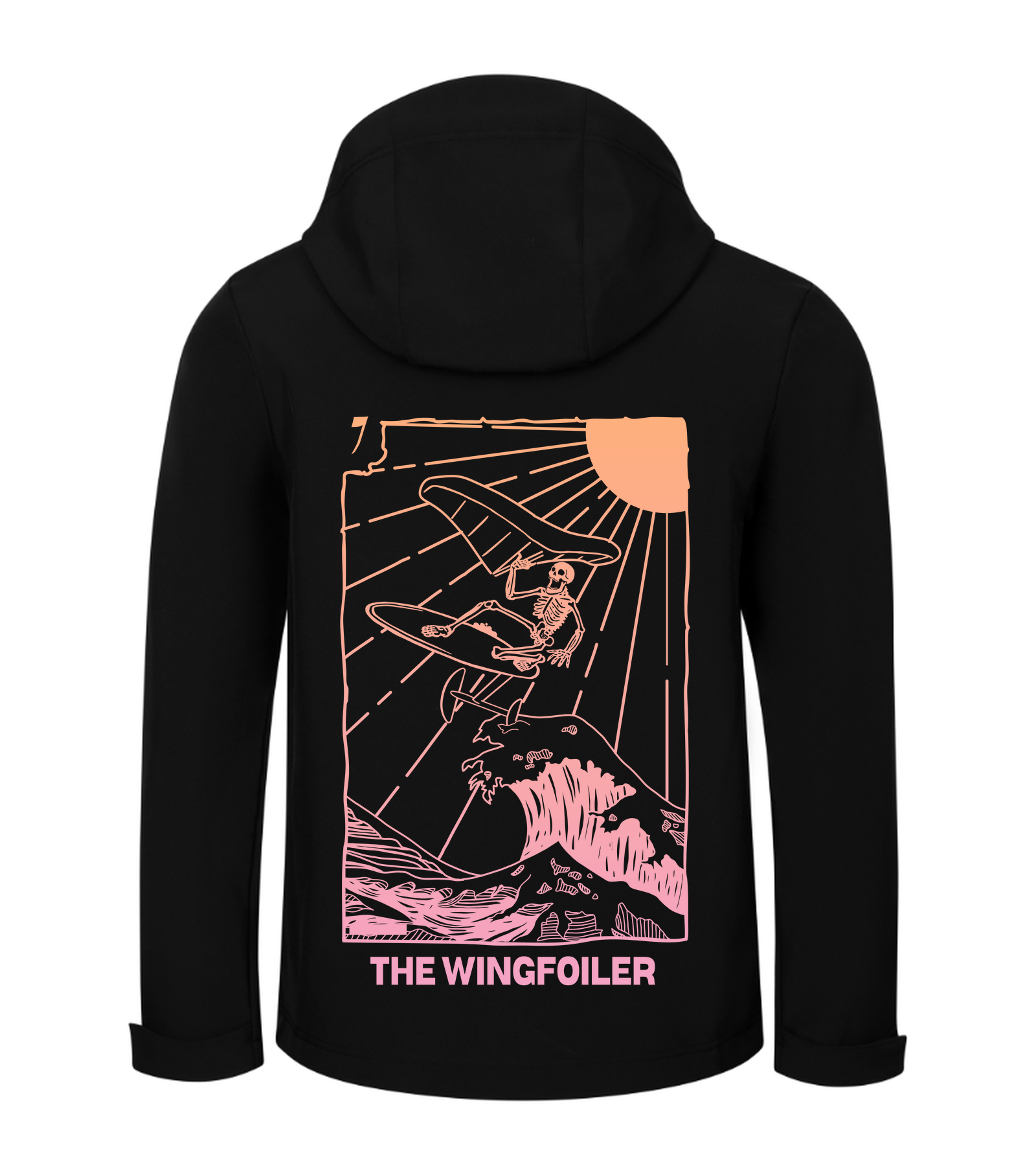 THE BLACK WINGFOILER SOFTSHELL